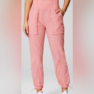 Fabletics Ultra High-Waisted Nylon Pants|Pink